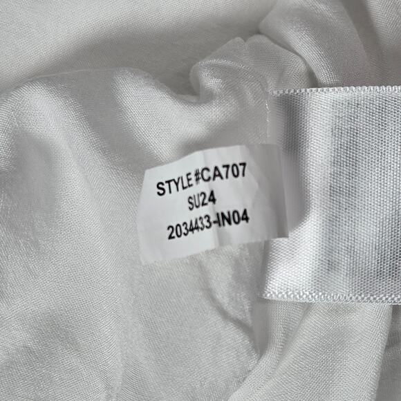 J. Crew Maxine eyelet shift dress in linen‎ White S CA707 - Picture 6 of 8